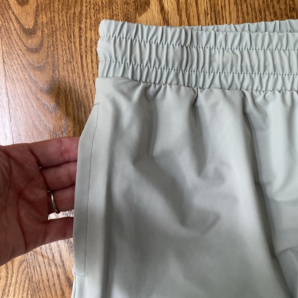 Zyia athletic jogger mint color zippered ankle comfort pants size large - Picture 4 of 10
